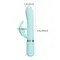 Pillow Talk Lively Teal - Роскошный вибратор с кристаллом Сваровски для точки G, 24х3.7 см (бирюзовый)