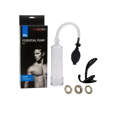 California Exotic Novelties His Essential Pump Kit - Набор для увеличения члена, 19.8х5.8 см