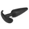 LoveToy Lure Me Butt Plug Slim Black L - Анальная пробка, 12,5х3 см (черный)