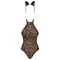 Obsessive Leocatia teddy S/M - Сексуальний леопардовий боді