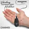 Charmed Vibrating Silicone Teardrop Neckl - кольє з підвіскою вібратором, 90 см (чорний)