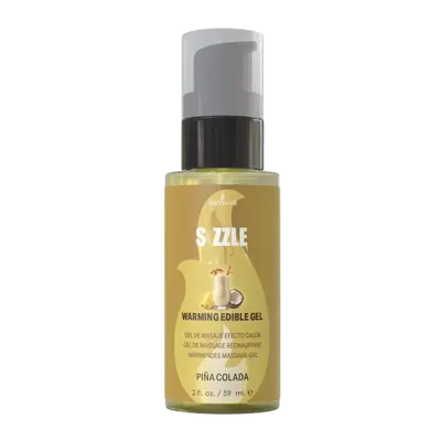 Зігріваючий масажний гель Sensuva Sizzle Lips Pina Colada, 59 мл