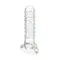 Tom of Finland Textured Girth Enhancer - Рельефная насадка для члена, 19х3.8 см (прозрачный)