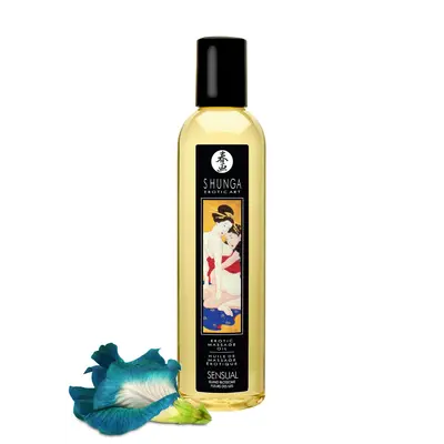 Shunga Erotic Massage Oil Island Blossoms-масажне масло з квітковим ароматом, 240 мл
