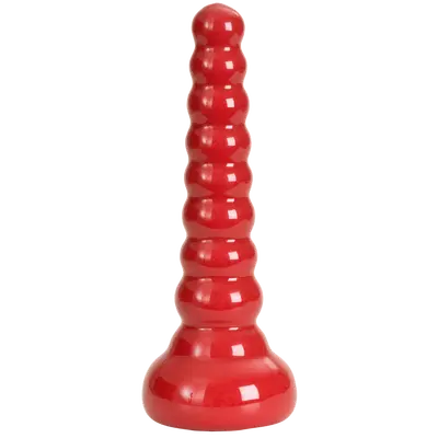 Doc Johnson Red Ringer Anal Wand - Анальна пробка-втулка, 21х4.4 см (червоний)