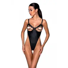 Passion Celine Body - Боді, L/XL (чорне)