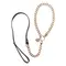 Taboom Statement Collar and leash - Нашийник з повідцем, (рожеве золото)