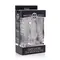 Master Series Clear Hollow Anal Plug - Полая анальная пробка-тоннель, 9,9 см (прозрачный)