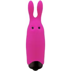 Adrien Lastic Pocket Vibe Rabbit Pink - віброкуль зі стимулюючими вушками, 8.5х2.3 см (рожева)