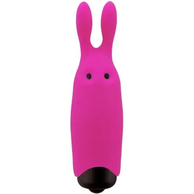 Adrien Lastic Pocket Vibe Rabbit Pink - віброкуль зі стимулюючими вушками, 8.5х2.3 см (рожева)