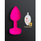 Gvibe Gplug Small - Инновационная маленькая дизайнерская пробка с вибрацией, 8х2.8 см (розовая)