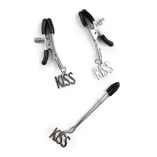 Зажимы для сосков и клитора Art of Sex - Nipple and clit clamps KISS