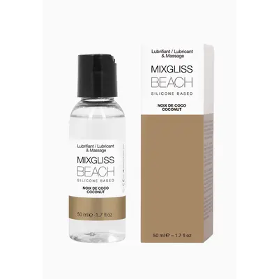 MixGliss Beach Noix De Coco - Лубрикант на силиконовой основе с ароматом кокоса, 50 мл.