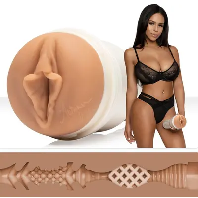Fleshlight Girls: Autumn Falls - Cream, мастурбатор со слепка вагины, 24х7 см