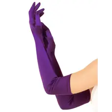 Довгі атласні рукавички Leg Avenue Extra Long Satin Gloves, One Size