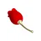 Pretty Love Rose Lover Licking Stimulator Red - Клиторальный стимулятор, 14,2 см (красный)