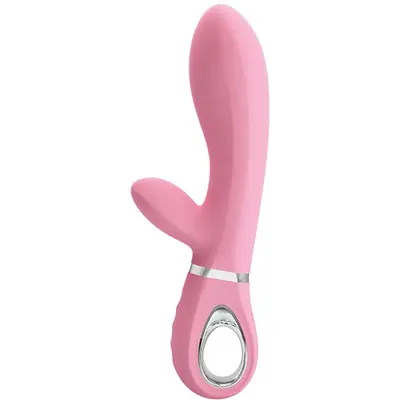 LyBaile - Pretty Love Thomas Vibrator Magenta - Вібратор із кліторальним стимулятором, 20.5х4 см (рожевий)