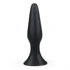 LoveToy - Lure Me Silicone Anal Plug S - Анальна пробка, 11.5х2.7 см (чорний)