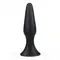 LoveToy - Lure Me Silicone Anal Plug S - Анальна пробка, 11.5х2.7 см (чорний)