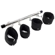 Art of Sex - Bondage Soft Touch BDSM Spreader - Колодка-розпірка для рук та ніг, (чорний)
