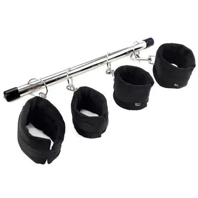 Art of Sex - Bondage Soft Touch BDSM Spreader - Колодка-распорка для рук и ног, (черный)