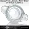Master Series Clear Hollow Anal Plug - Полая анальная пробка-тоннель, 9,9 см (прозрачный)
