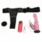 Страпон із вібрацією Baile Vibrator with pearls + bunny, 18 см