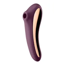Satisfyer Dual Kiss - Двусторонний стимулятор, 19х6.5 см (фиолетовый)