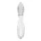 Двосторонній скляний дилдо Satisfyer Dazzling Crystal 2 Transparent