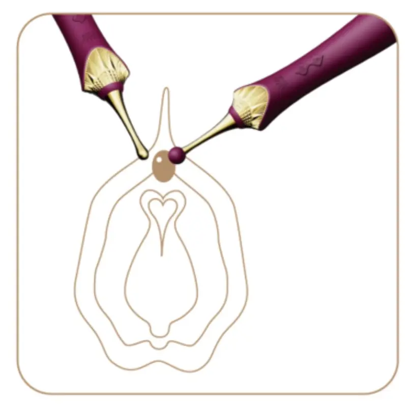 Zalo Bess Pin Point Vibrator - Изысканный вибратор для клитора с насадками, 22х3.3 см (фиолетовый) Zalo Bess Pin Point Vibrator - Изысканный вибратор для клитора с насадками, 22х3.3 см (фиолетовый)