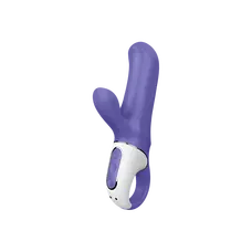 Satisfyer Vibes Magic Bunny - гнучкий вібратор-кролик, 17.7х3.5 см (фіолетовий)