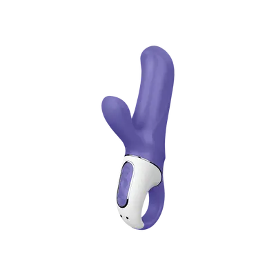 Satisfyer Vibes Magic Bunny - гнучкий вібратор-кролик, 17.7х3.5 см (фіолетовий)