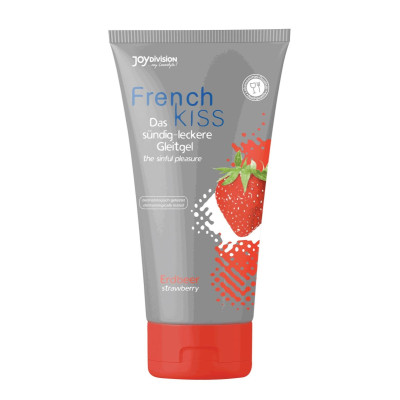 Лубрикант для орального секса FrenchKiss, клубника, 75 мл