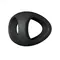Love To Love Flux Ring Black Onyx - ерекційне кільце подвійне, 3 см (чорне)