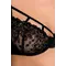 Passion Exclusive Haya Set - Комплект белья: бюстгальтер, стринги и пояс для чулок, XXL/XXXL (чёрный)