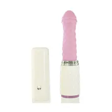 Pillow Talk Feisty Thrusting Vibrator Pink – розкішний вібратор-пульсатор з присоскою, 12.5х3.4 см. (рожевий)