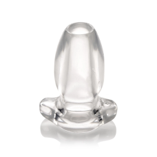 Master Series Clear Hollow Anal Plug - Полая анальная пробка-тоннель, 9,9 см (прозрачный)