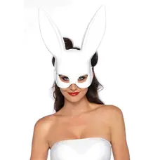 Leg Avenue-Masquerade Rabbit Mask White - Сексуальна маска кролика