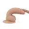 LoveToy 7" Real Extreme Dildo - реалістичний фалоімітатор з мошонкою та присоскою, 18х3.5 см (тілесний)