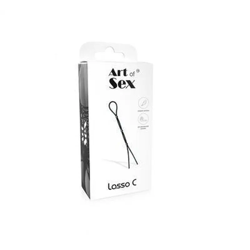 Art of Sex - Lasso C - Регулируемое эрекционное кольцо (чёрный) Art of Sex - Lasso C - Регулируемое эрекционное кольцо (чёрный)
