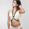 Bijoux Indiscrets MAZE - 8 Harness - Портупея перекрещенная на груди, OS (чёрный)