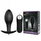 Pretty Love Vibrating Butt Plug Black - Анальна пробка з вібрацією, 8,5х3,1 см (чорний)