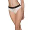Passion PS001 Panties - Трусики з широкою резинкою та мереживом (бежеві, розмір S)