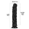Фалоімітатор з ароматом лакриці - Toyz4lovers Delicious Dildo Liquorice, 20 см