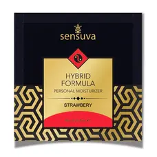 Sensuva - Hybrid Formula Strawberry - Пробник лубриканта на гибридной основе, 6 мл (клубника)