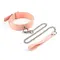 Нашийник із повідцем Liebe Seele Dark Candy Pink Collar with Leash