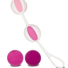 Gvibe Geisha Balls 2 - Шарики Гейши для тренировки интимных мышц, 3 см (розовый)