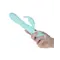 Pillow Talk Lively Teal - Роскошный вибратор с кристаллом Сваровски для точки G, 24х3.7 см (бирюзовый)