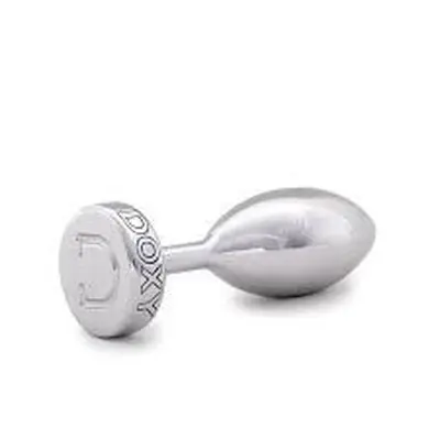 DOXY Butt Plug Smooth - гладка алюмінієва анальна пробка, 7х3.5 см (сріблястий)