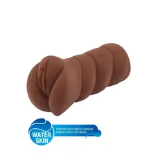 Bangers Super Wet Travel Beaver - реалистичный мастурбатор 13,5х1см (коричневый)